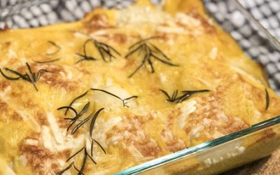 Pastel de patatas y queso